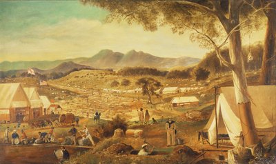 Gold Diggings, Ararat, 1853 by J Roper
